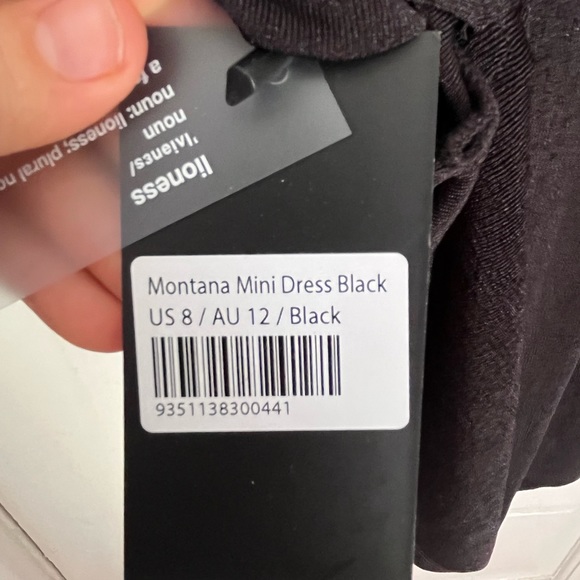 Montana Mini Black Dress Princess Polly - Picture 3 of 4